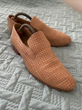 Women’s Woven Italian Leather Loafers